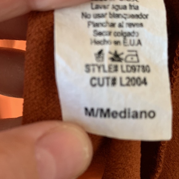 Burnt Orange Seven Sisters Flare Dress (US M) - Picture 4 of 4